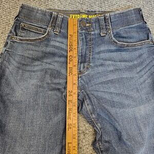 Lee Extreme Motion Bootcut Jeans Mens 29x30 Blue Denim Performance Flex Stretch